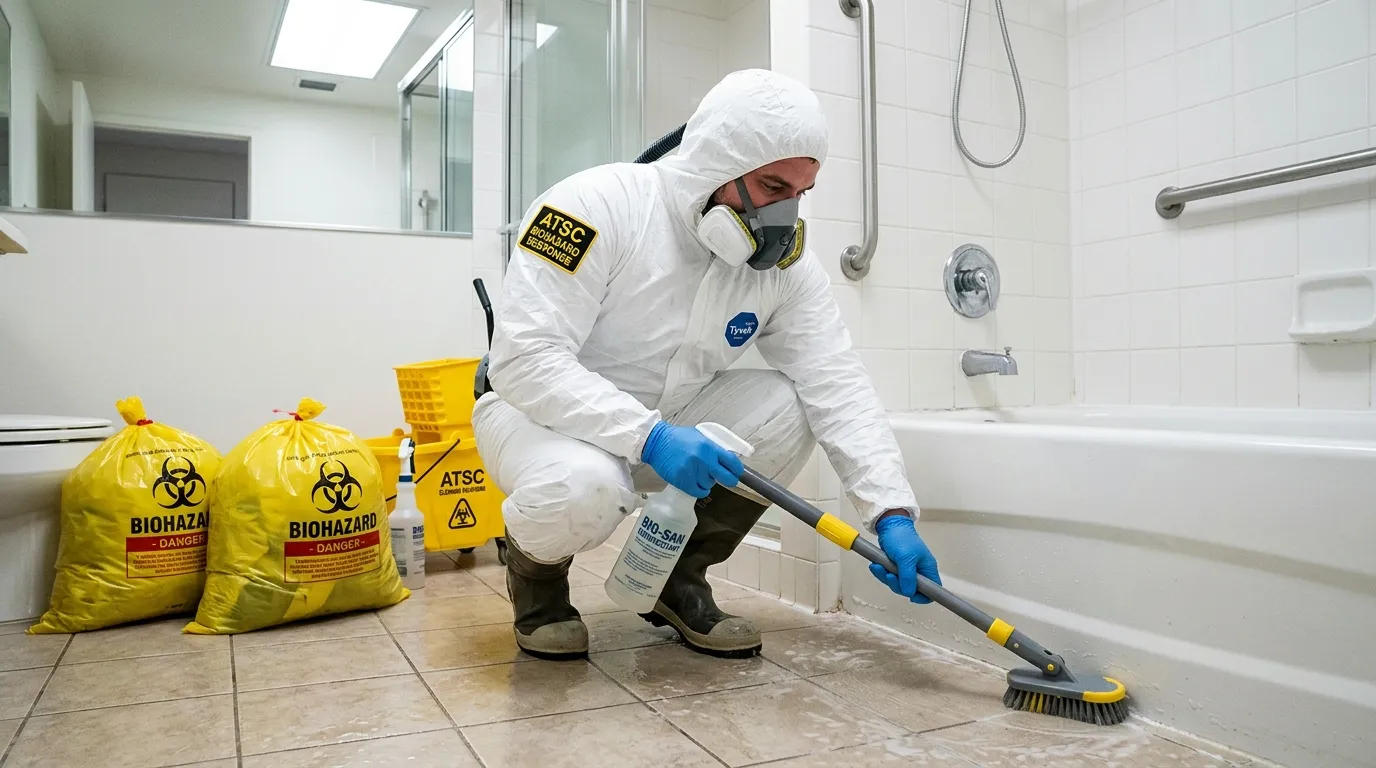 Decontamination equipment deployed for Blood Cleanup in Citrus Park